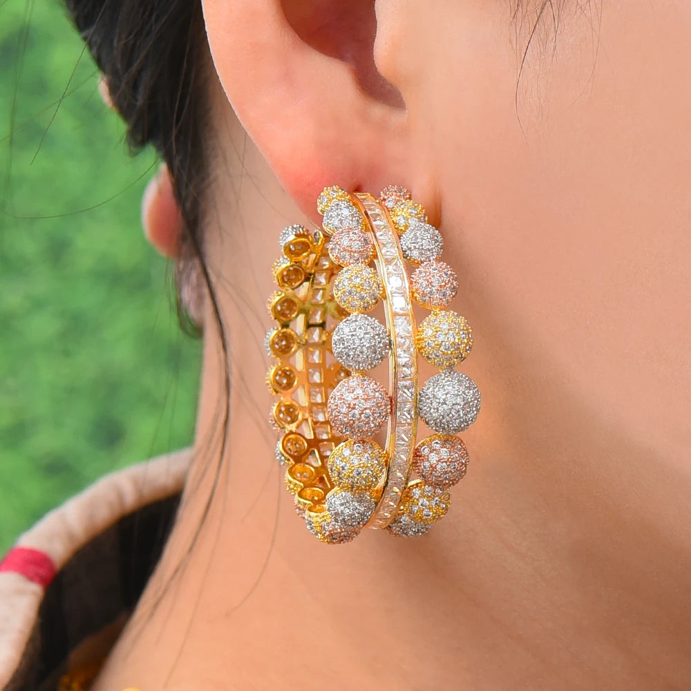 Luxury Big Hoop Earrings. - Jewelryagile 