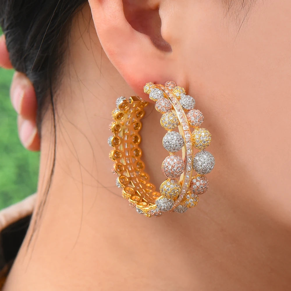 Luxury Big Hoop Earrings. - Jewelryagile 