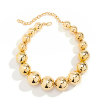 Big Ball Bead Chain Necklace