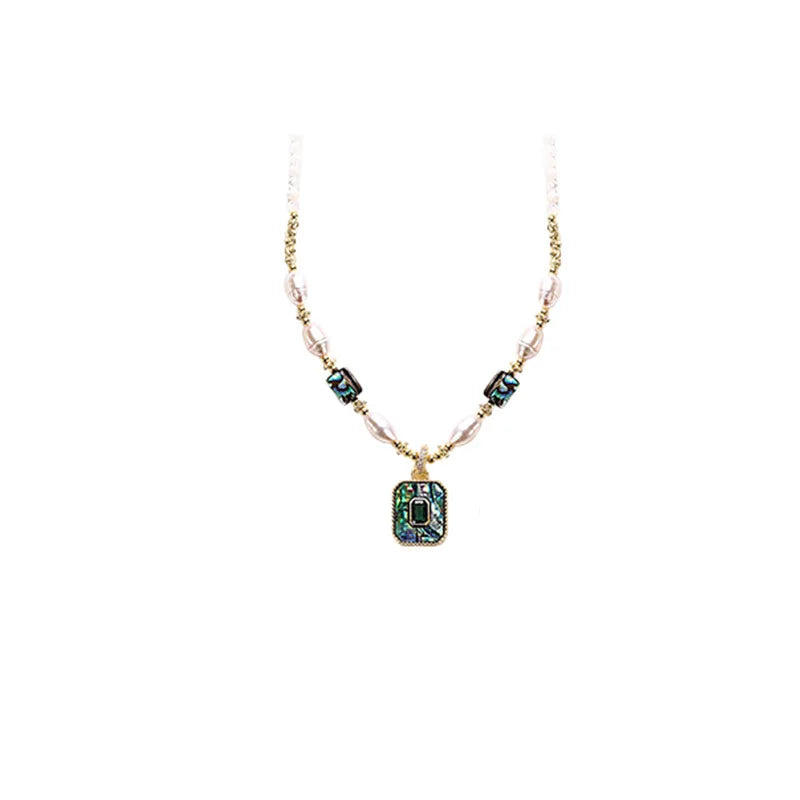 Pendant 100% Natural Pearl 14K Gold Necklace For Women . - Jewelryagile 