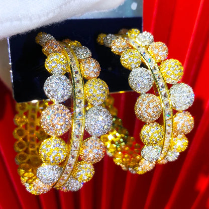 Luxury Big Hoop Earrings. - Jewelryagile 