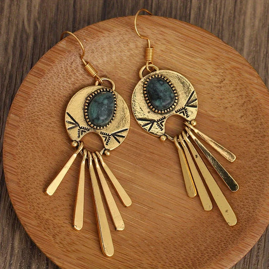 Turquoise Inspired Elegant Earrings.